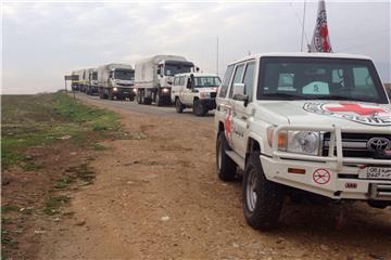 SYRIA ICRC AID CONVOY