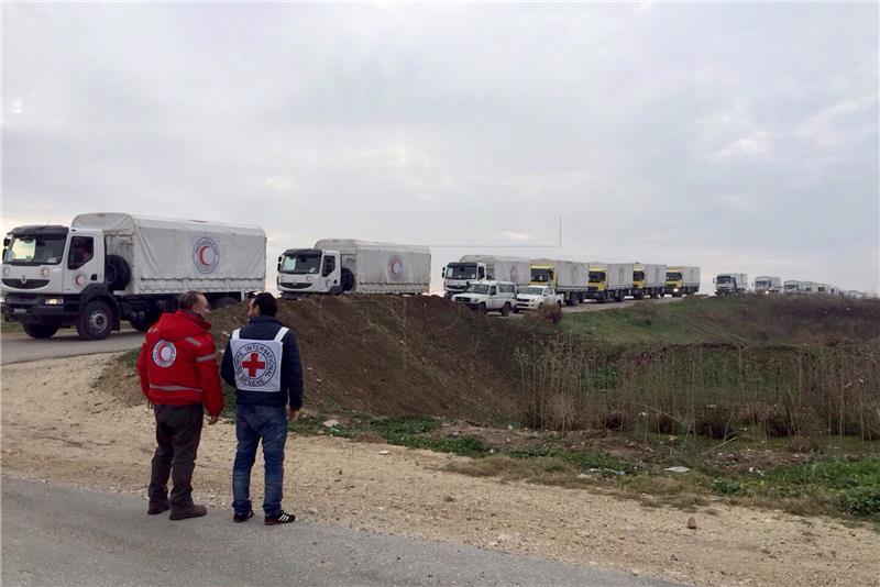 SYRIA ICRC AID CONVOY