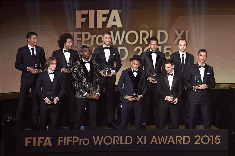 SWITZERLAND SOCCER FIFA BALLON D'OR 2015