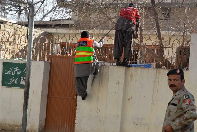 PAKISTAN BOMB BLAST POLIO VACCINATION