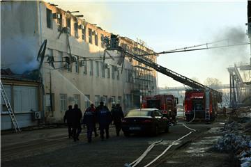 Požar u tvornici "Đuro Đaković-TEP"