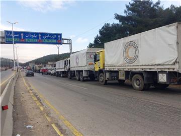 SYRIA ICRC AID CONVOY