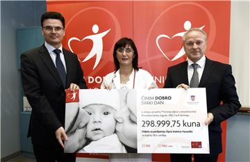 PBZ grupa donirala 299.000 kuna varaždinskoj bolnici