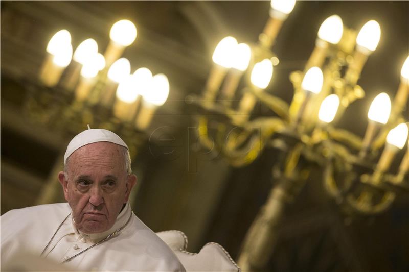 ITALY POPE FRANCIS VISITS ROME SYNAGOGUE