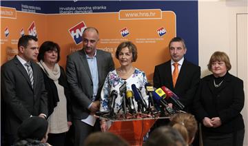 Vesna Pusić predstavila članove koji su iskazali želju za kandidiranjem za vodeće pozicije na predstojećim unutarstranačkim izborima u HNS-u