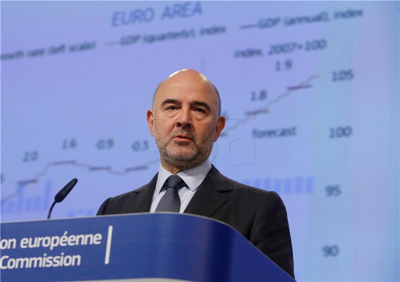 Slabiji svjetski gospodarski rast ne mijenja izglede za oporavak eurozone - Moscovici