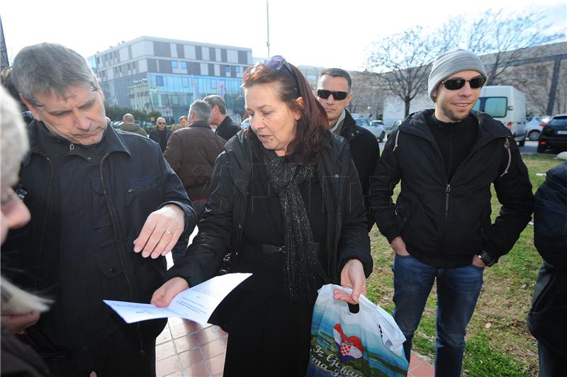 Sjednica vijeća Odjela za suđenje ratnih zločina županijskog suda u Splitu 