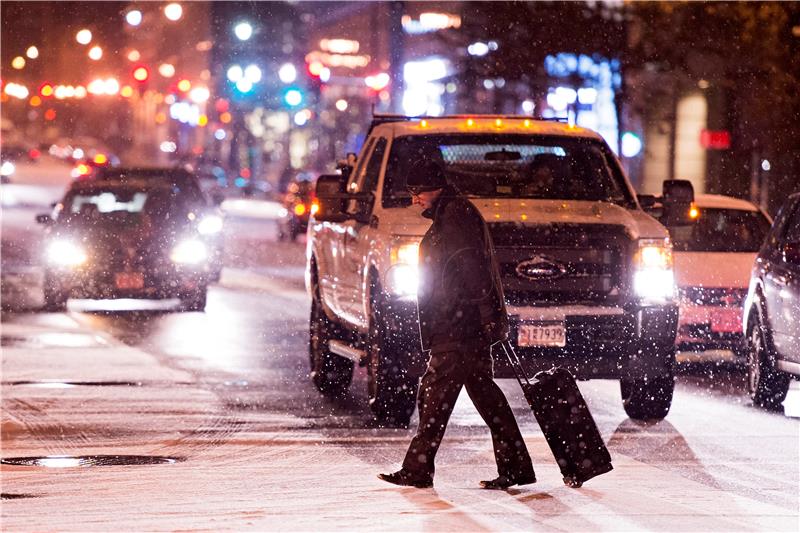 USA WEATHER SNOWSTORM