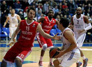 Euroliga: Cedevita - Anadolu Efes