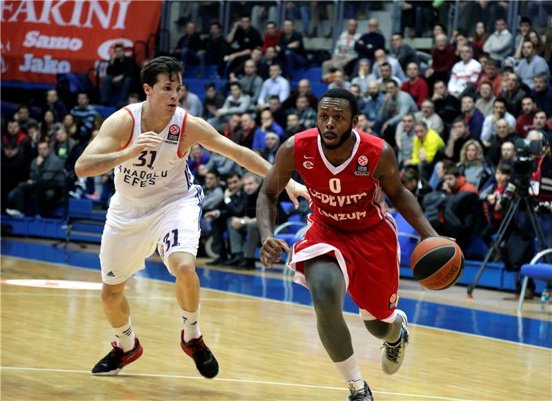 Euroliga: Cedevita - Anadolu Efes