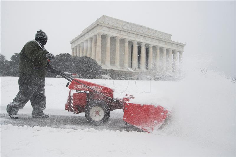 USA WEATHER SNOWSTORM JONAS