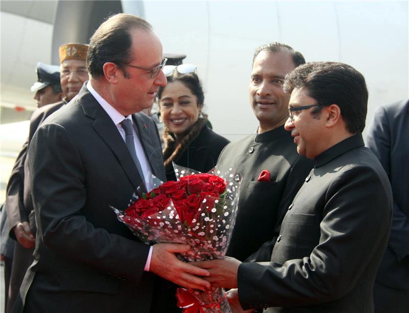 INDIA FRANCE HOLLANDE VISIT