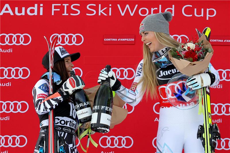 Cortina d'Ampezzo: Vonn pobijedila i preuzela vodstvo u ukupnom poretku skijašica  