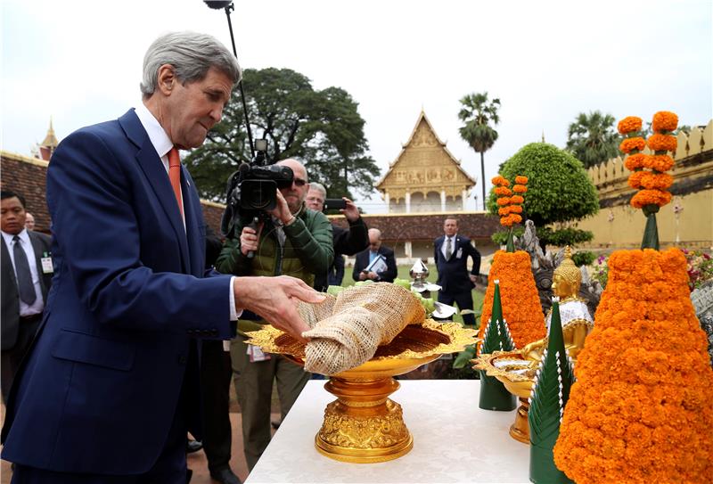 LAOS USA KERRY DIPLOMACY