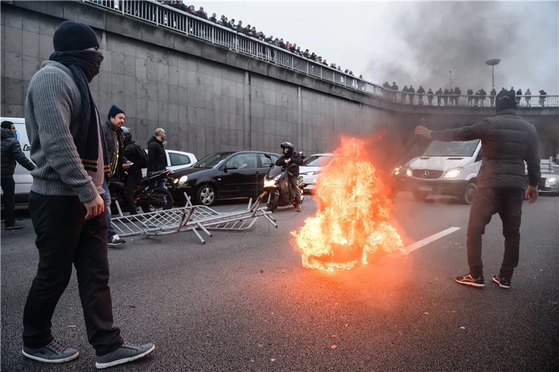 FRANCE TAXI UBER PROTEST