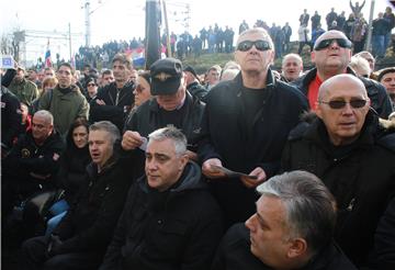 Prosvjedni skup branitelja u znak potpore televiziji Z1