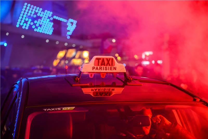 FRANCE TAXI UBER PROTEST