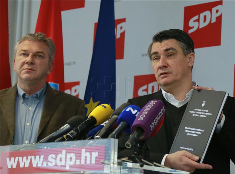 Tiskovna konferencija SDP-a