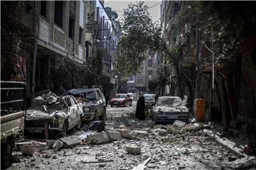 SYRIA DOUMA UNREST