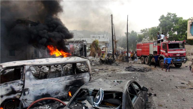 YEMEN CONFLICT ADEN CAR BOMBING