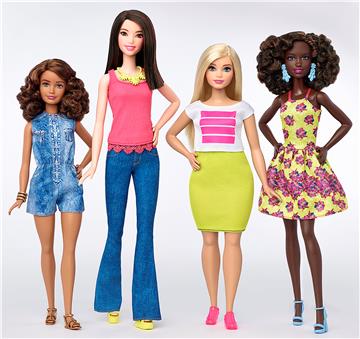 USA BARBIE DOLL BODY TYPES