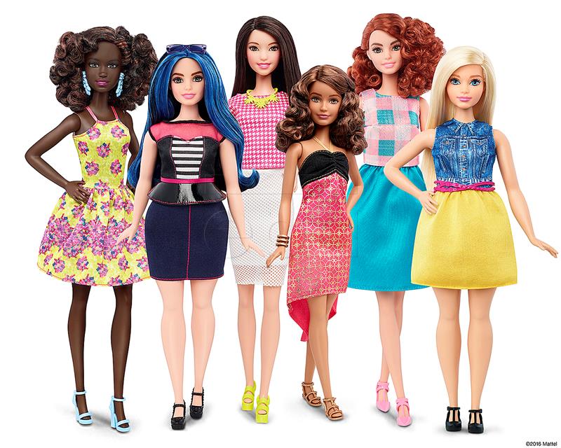 USA BARBIE DOLL BODY TYPES