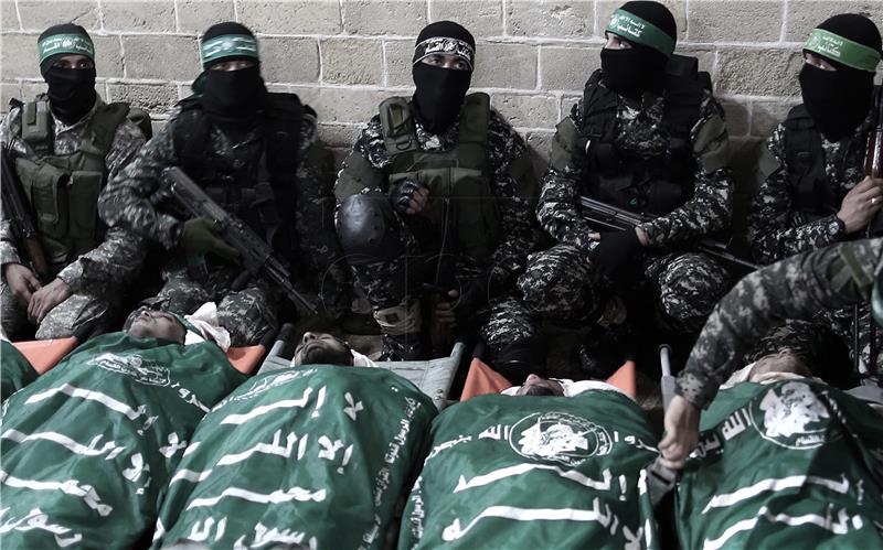 MIDEAST ISRAEL PALESTINIAN HAMAS MILITANTS FUNERAL