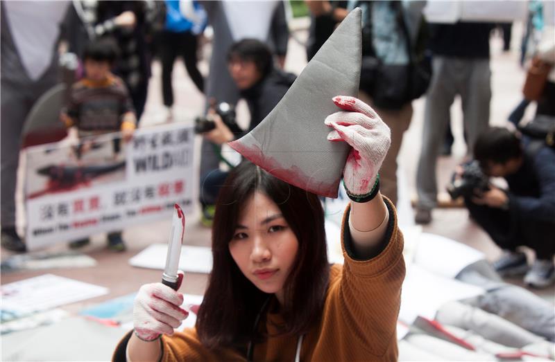 CHINA HONG KONG SHARK FIN PROTEST