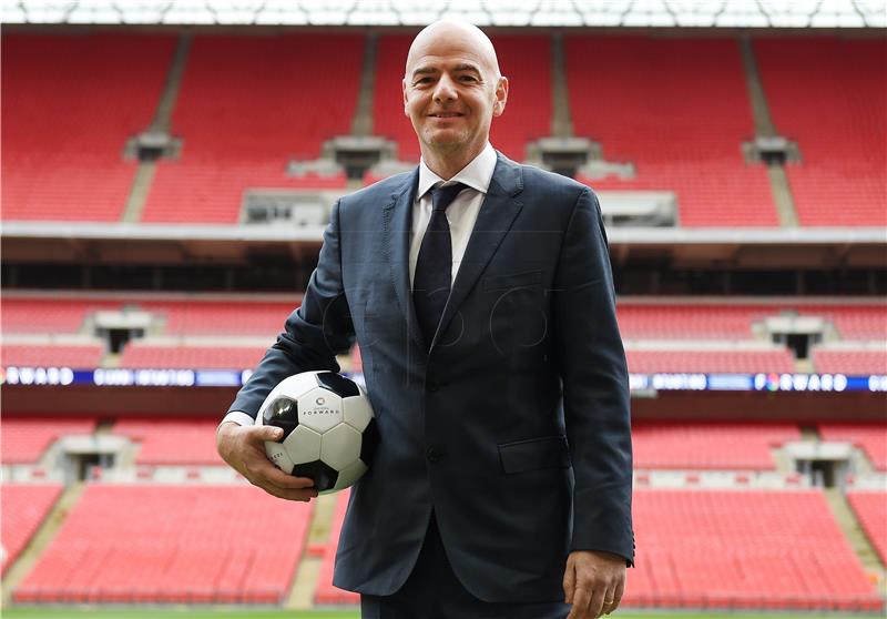 BRITAIN SOCCER FIFA GIANNI INFANTINO