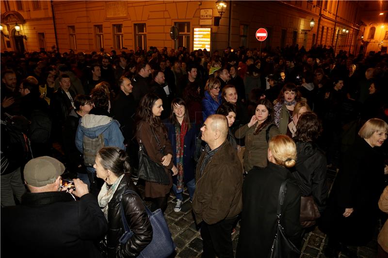 Prosvjed "Izdajnika" na Trgu sv. Marka