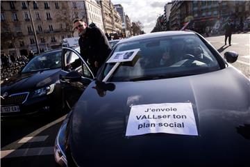 FRANCE UBER PROTEST