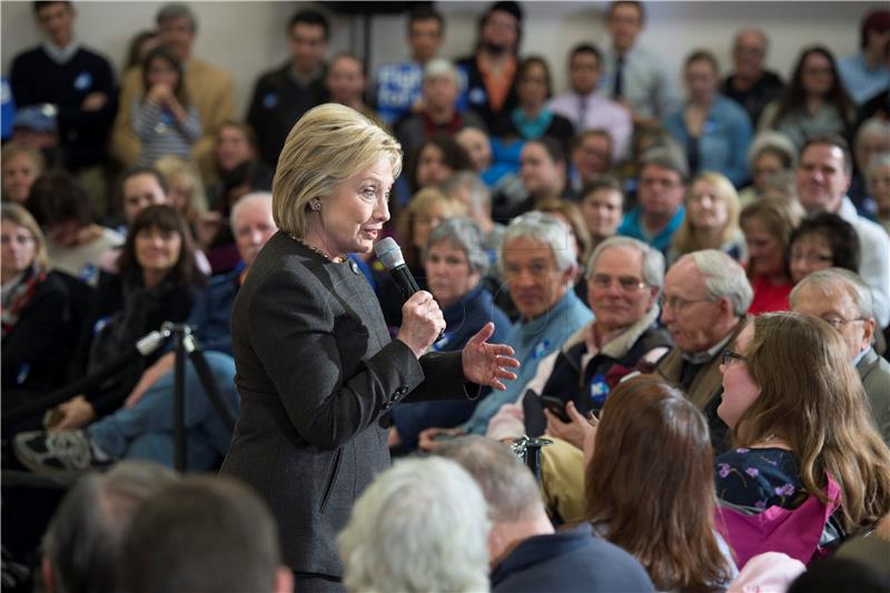 USA NEW HAMPSHIRE PRIMARY CLINTON