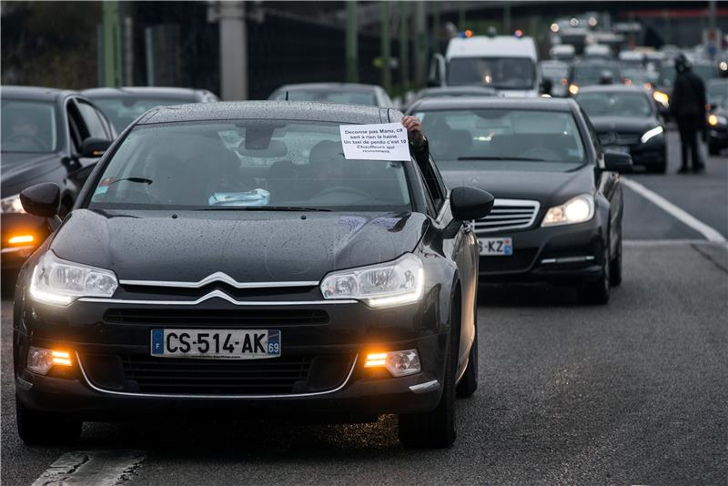 FRANCE UBER PROTEST