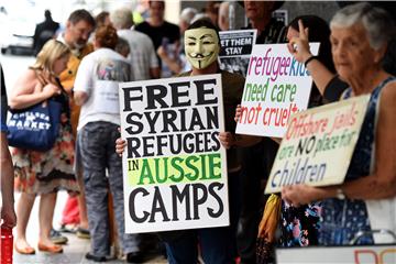 AUSTRALIA ASYLUM SEEKER RALLY