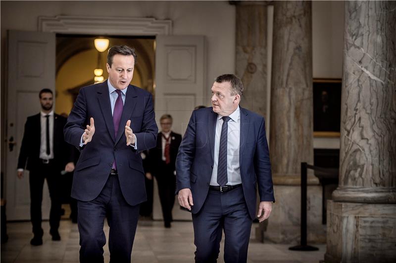 DENMARK BRITAIN DIPLOMACY CAMERON VISIT