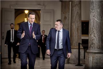 DENMARK BRITAIN DIPLOMACY CAMERON VISIT