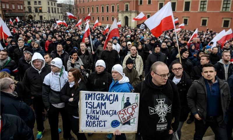 POLAND MIGRATION PROTEST