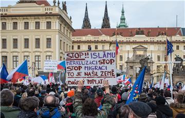 CZECH REPUBLIC ANTI ISLAM RALLY