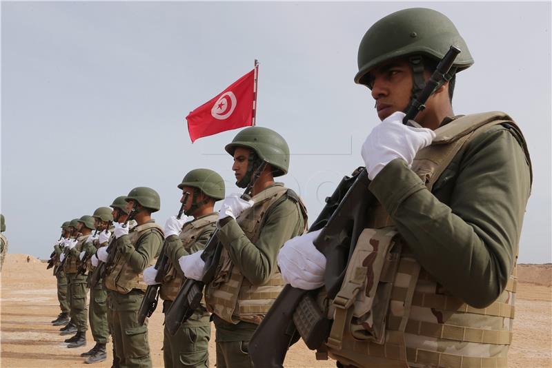 TUNISIA DEFENSE MINISTER BORDER FENCE