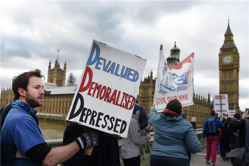 BRITAIN STRIKE JUNIOR DOCTORS