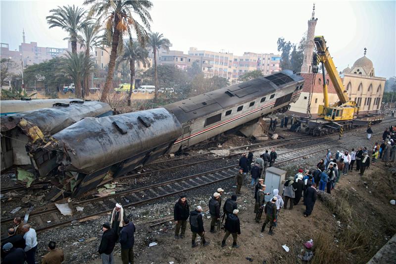 EGYPT ACCIDENTS TRAIN CRASH