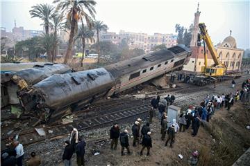 EGYPT ACCIDENTS TRAIN CRASH