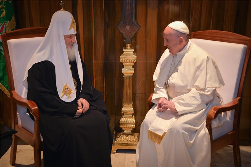 CUBA POPE PATRIARCH KIRILL