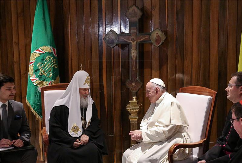 CUBA POPE PATRIARCH KIRILL