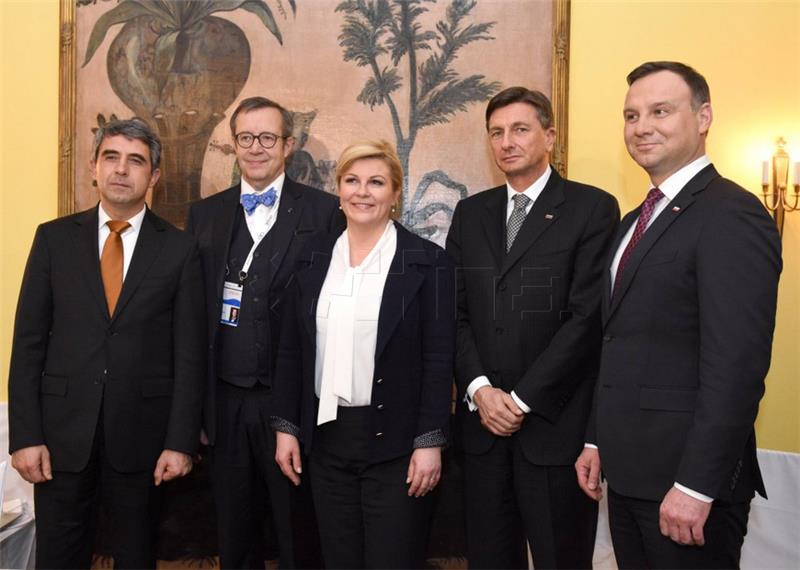 Croatian president meets several heads of state of Adriatic-Baltic-Black Sea initiative