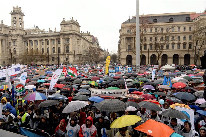 HUNGARY EDUCATION PROTEST