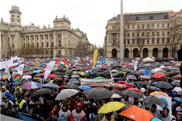 HUNGARY EDUCATION PROTEST