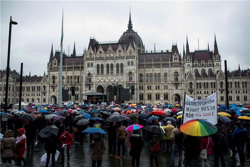 HUNGARY EDUCATION PROTEST