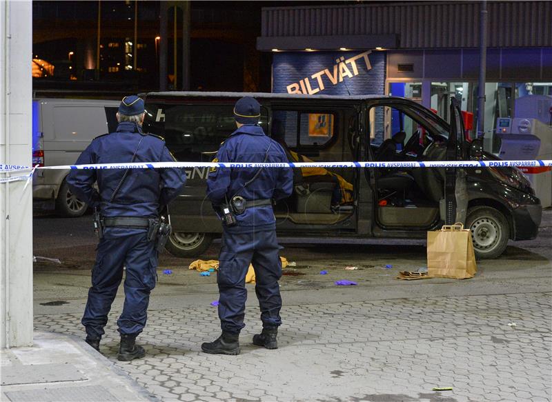 SWEDEN PRO KURDISH RALLY SHOOTING