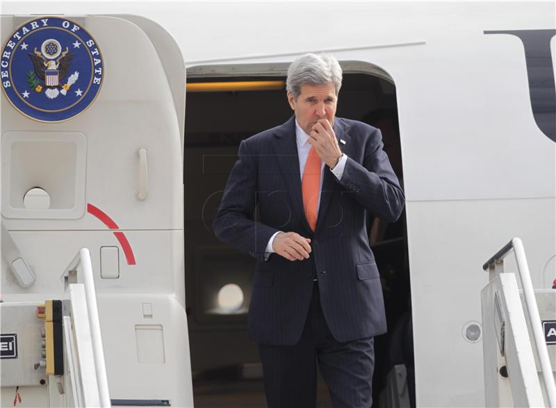 ALBANIA USA JOHN KERRY DIPLOMACY